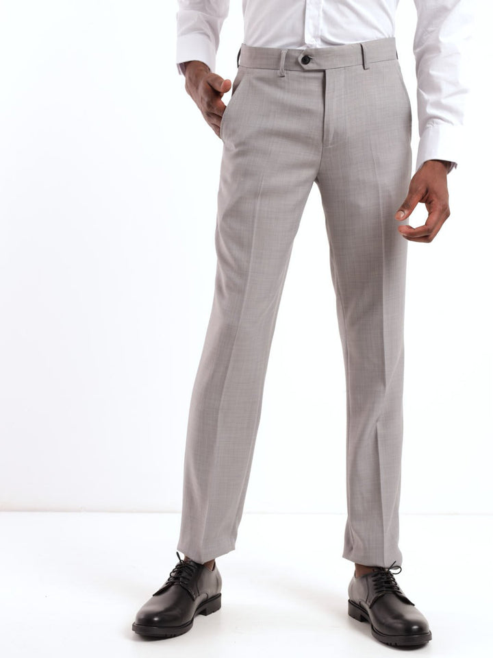 Men's Regular Fit Essential Suit Trouser - Grey