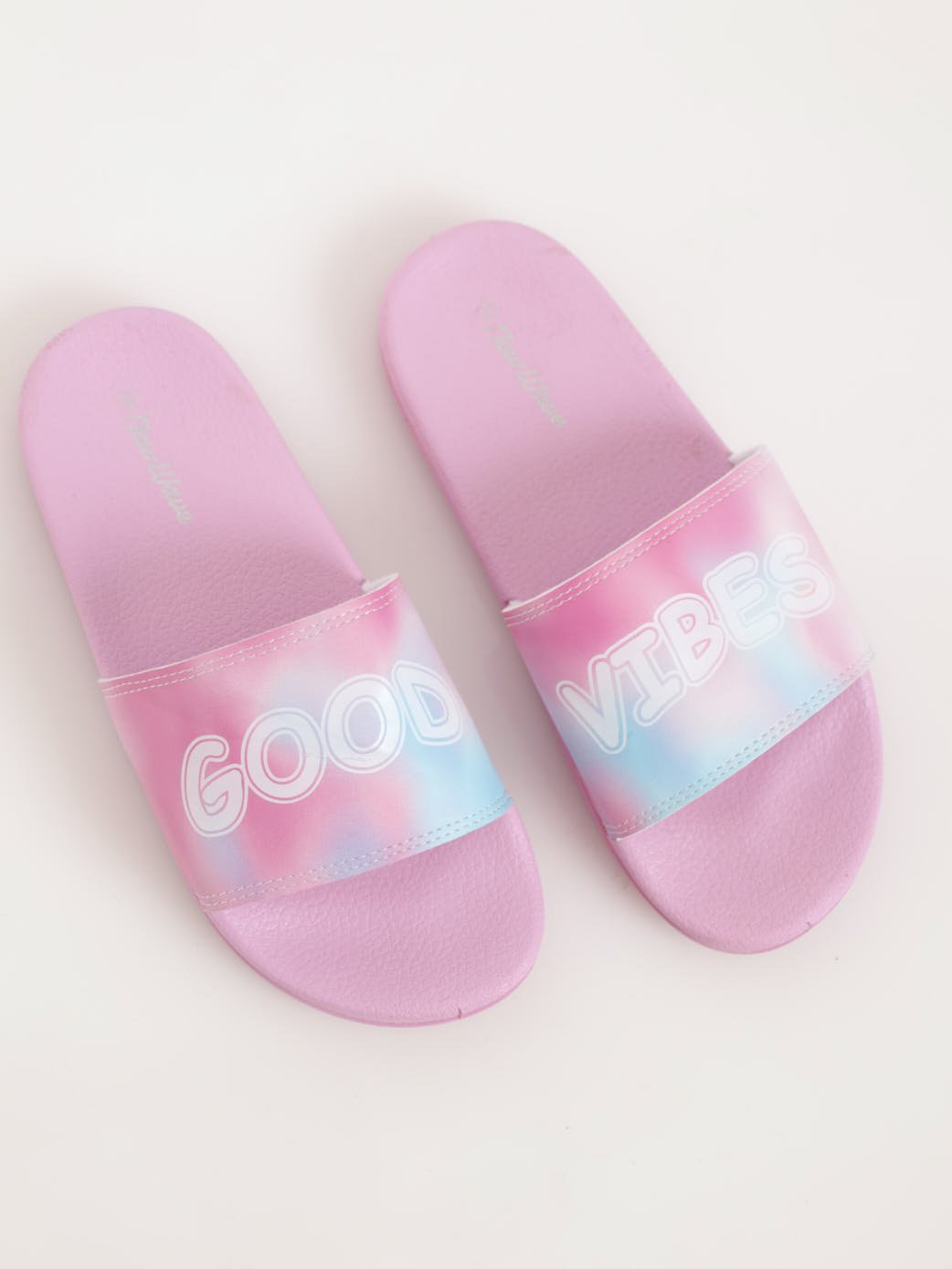 Girls Good Vibes Slide Sandal - Pink