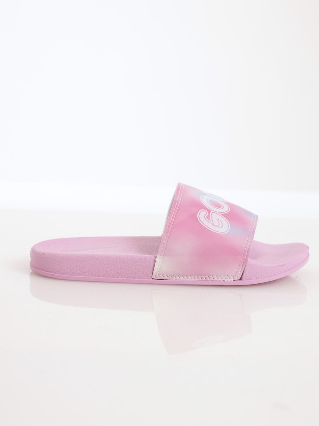 Girls Good Vibes Slide Sandal - Pink