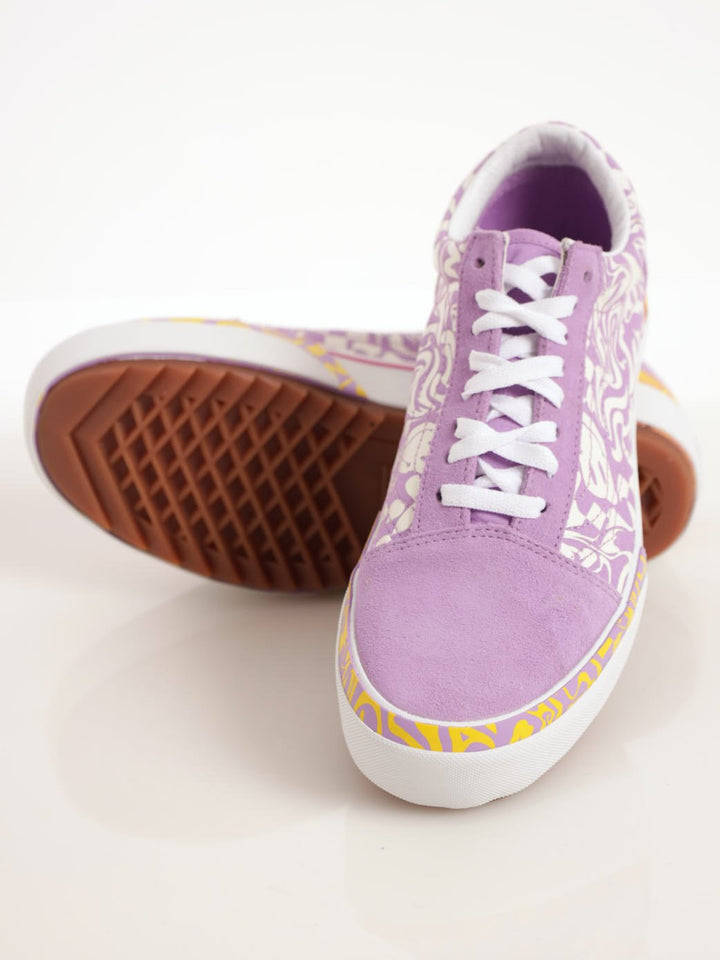 Ladies UA Old Skool Stacked Sneaker - Lilac