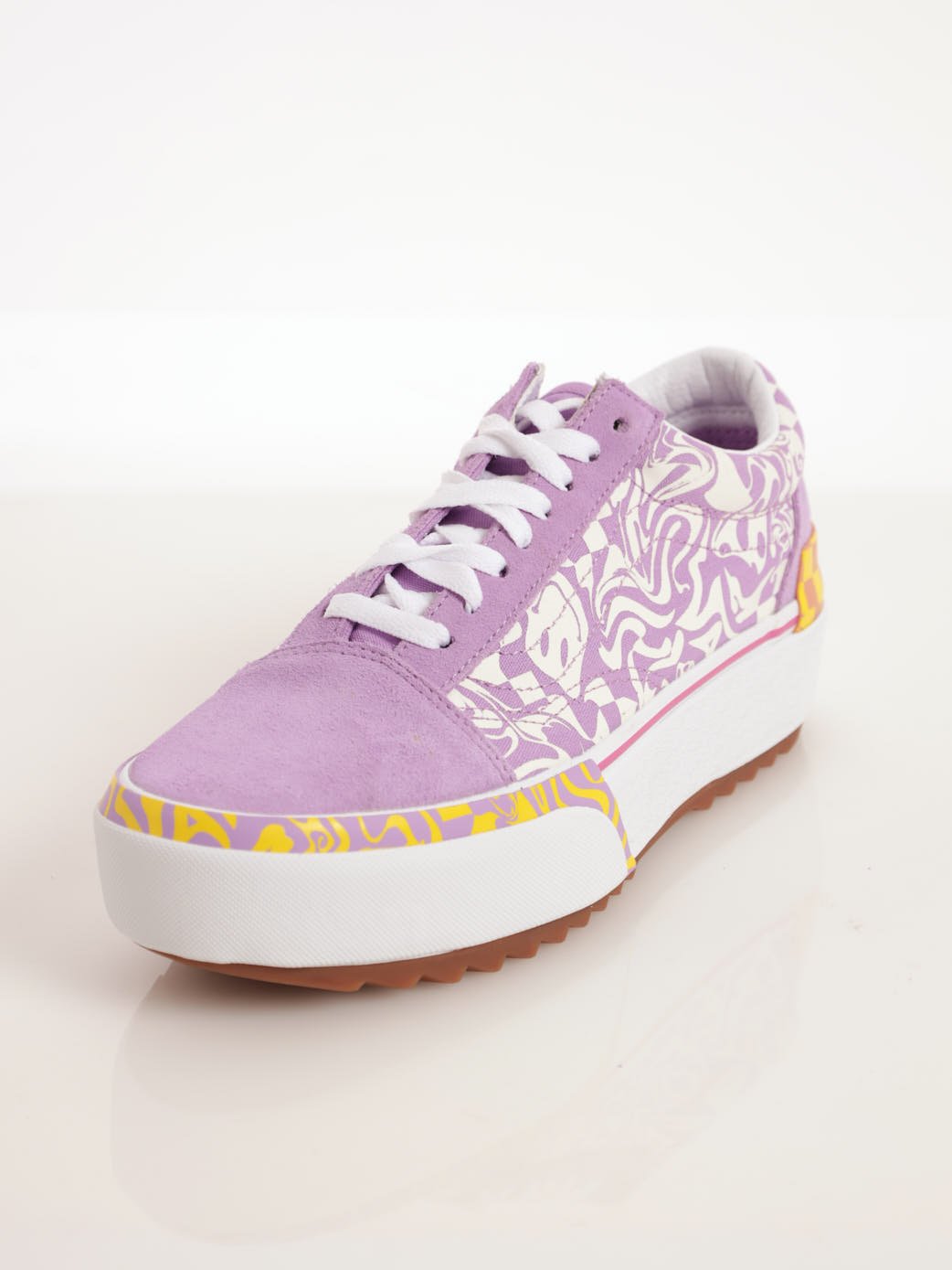 Ladies UA Old Skool Stacked Sneaker - Lilac