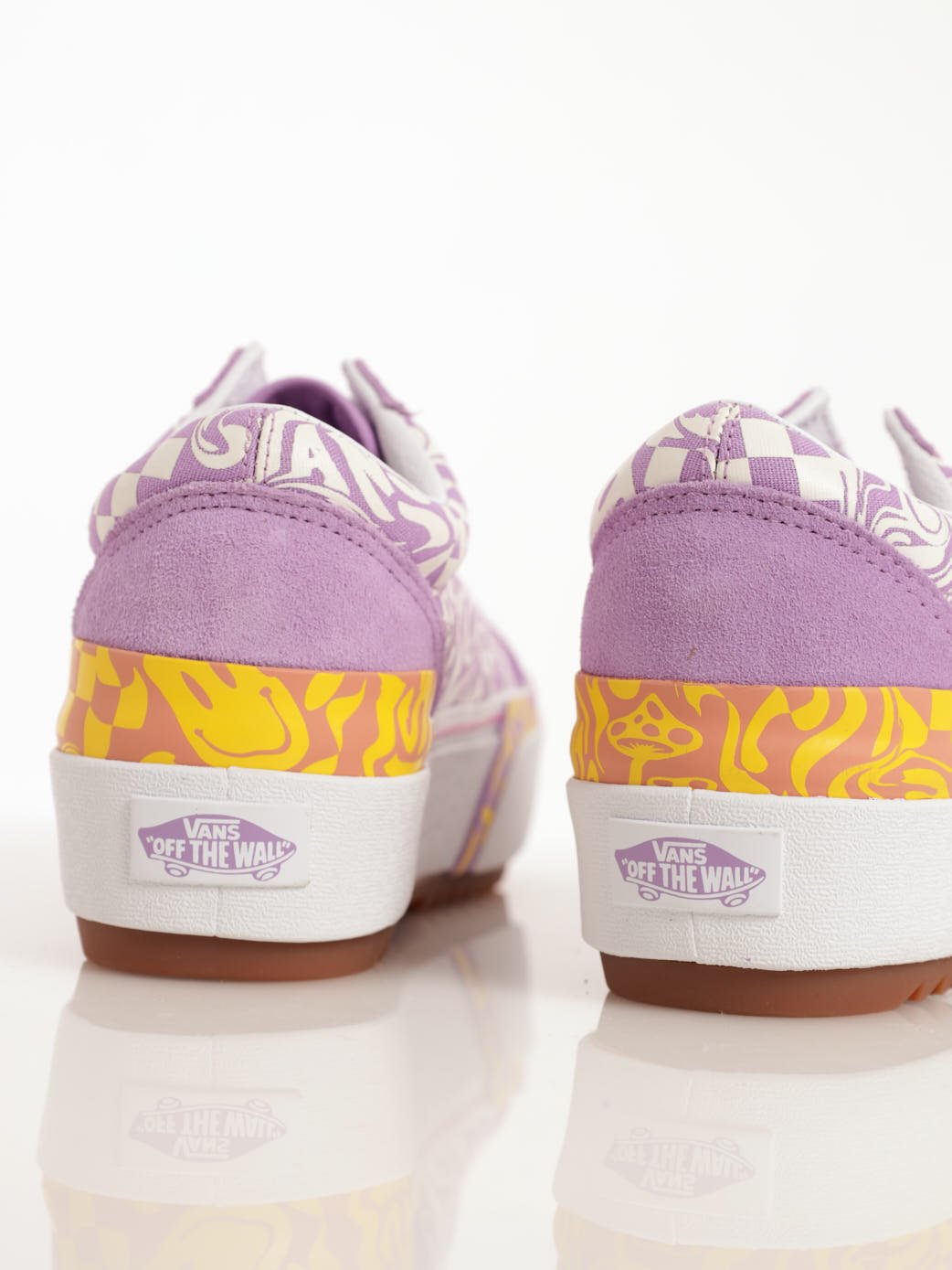Ladies UA Old Skool Stacked Sneaker - Lilac