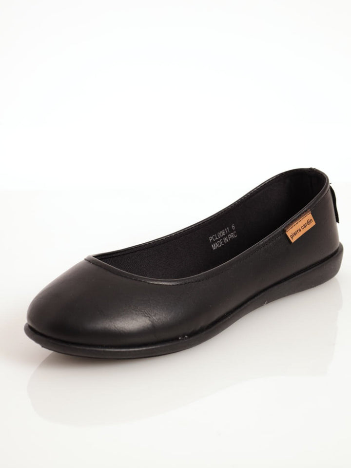 Ladies Round Toe Pump - Black