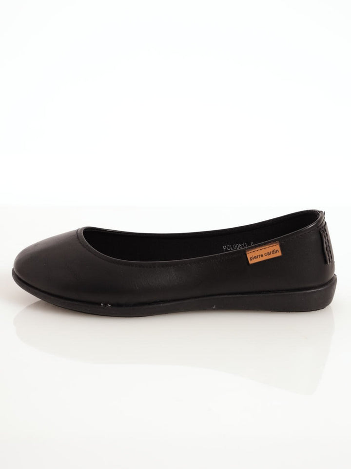 Ladies Round Toe Pump - Black
