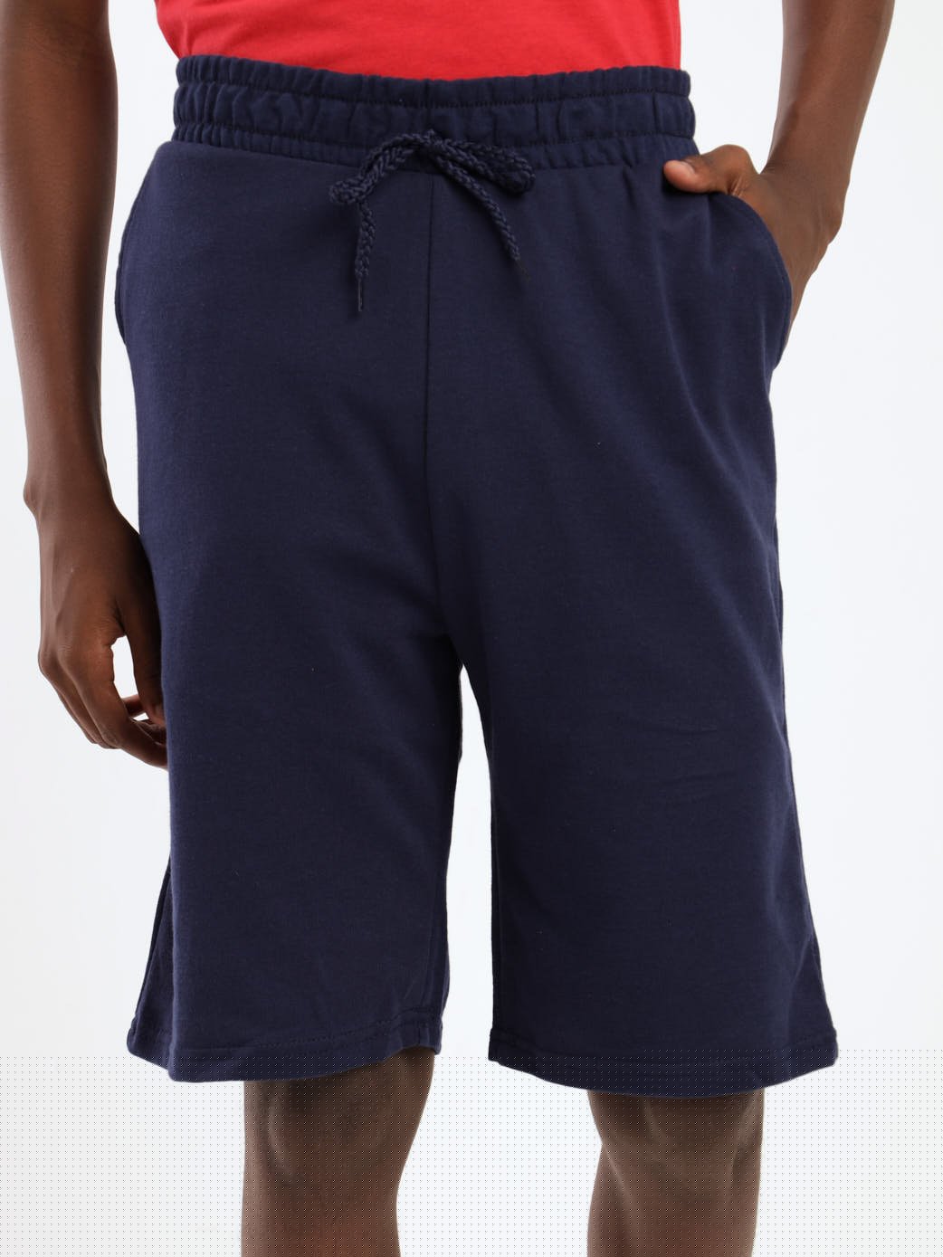 Boys Plain Fleece Short - Navy