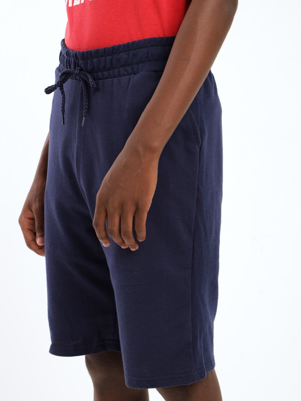 Boys Plain Fleece Short - Navy