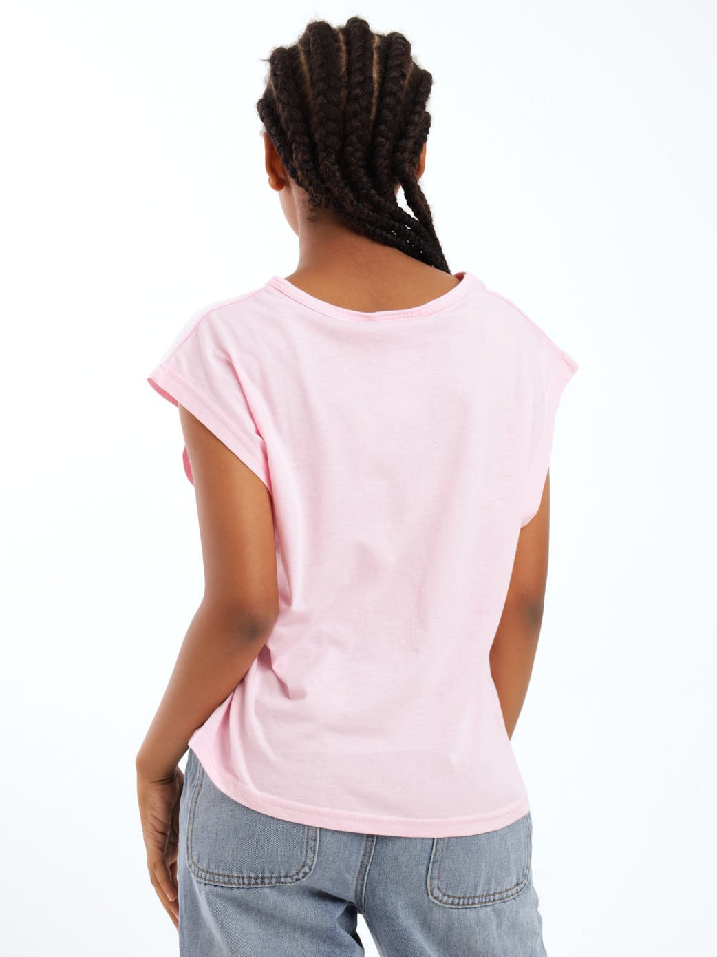 Girls Love That Boxy Tee - Pink