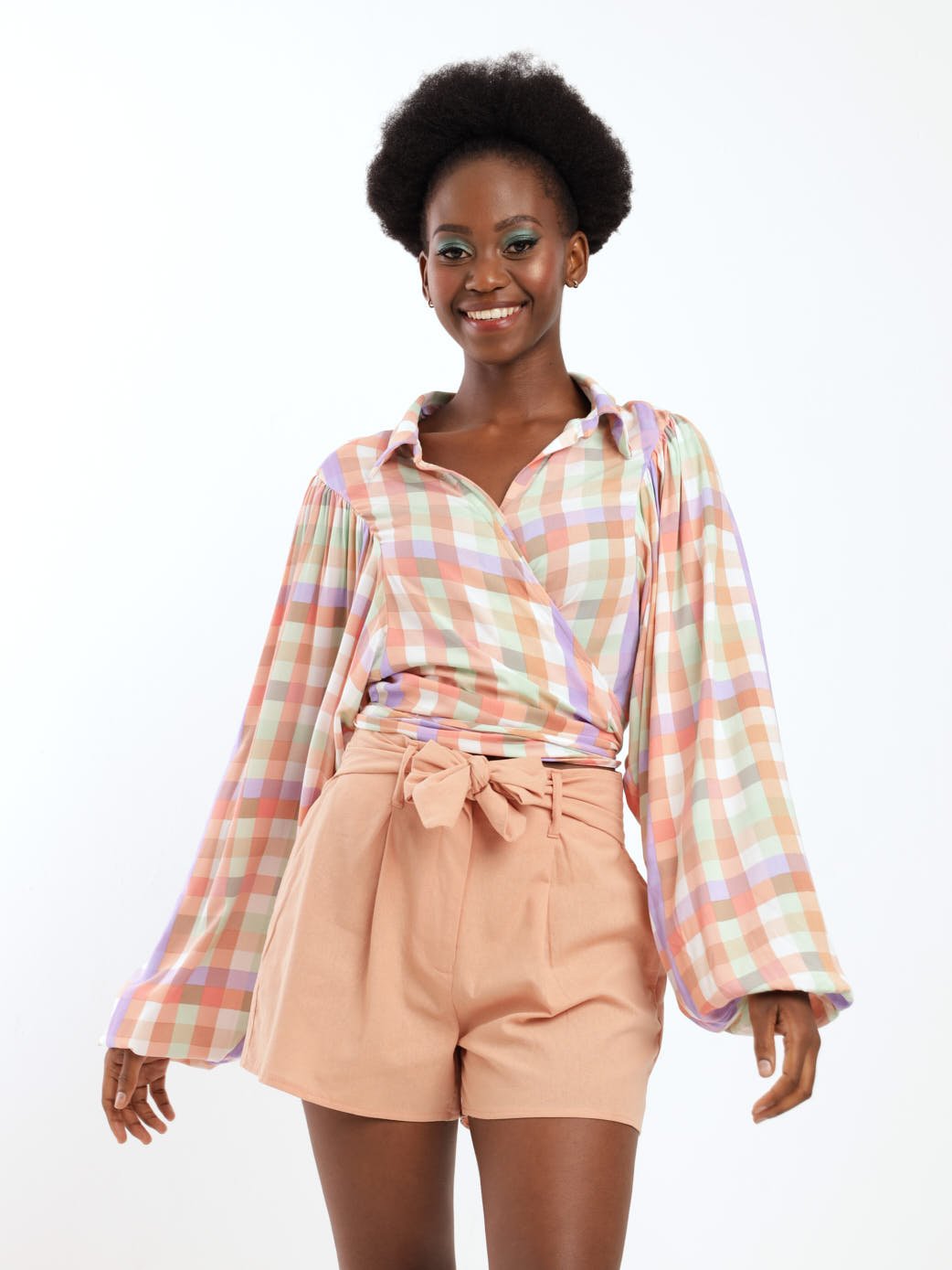 Ladies Tie-Front Shirt