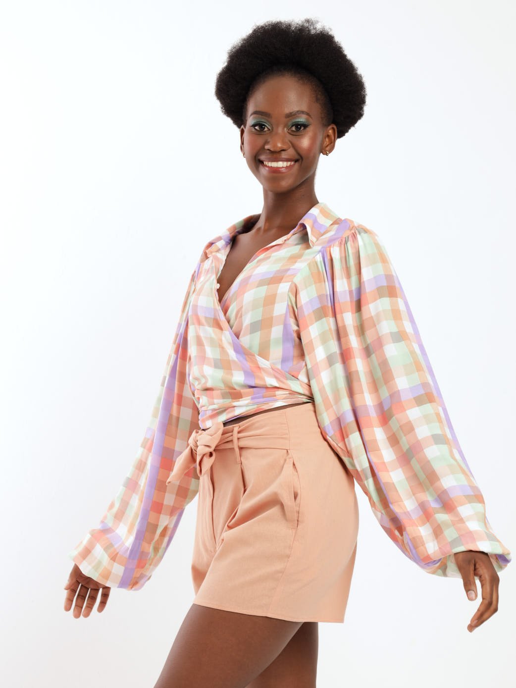 Ladies Tie-Front Shirt