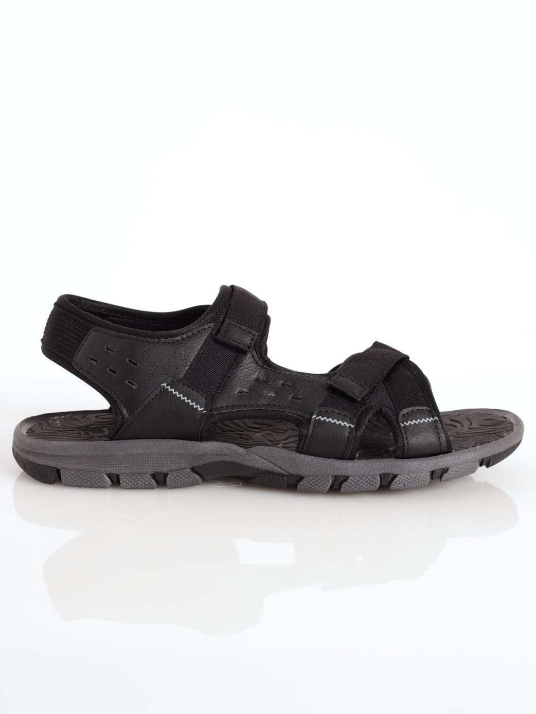 Men's Open Toe Adventure Sandal - Black