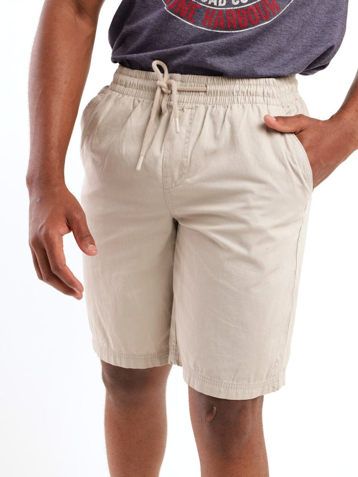 Men's Basic Pull-On Short - Stone