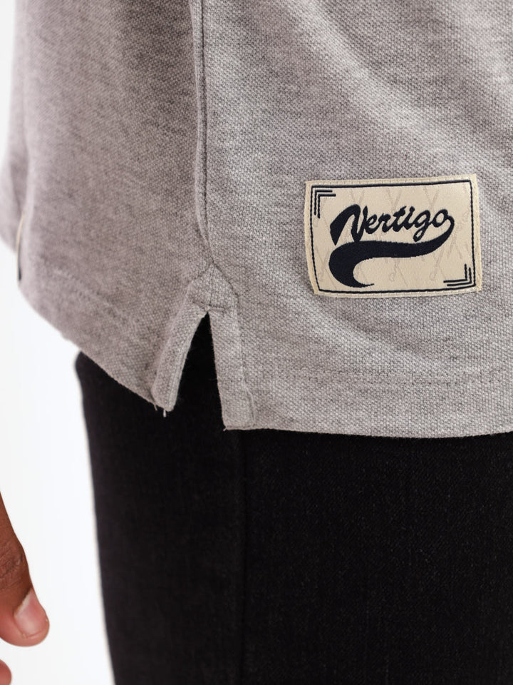 Men's Swoosh Flock Golfer - Grey Melange