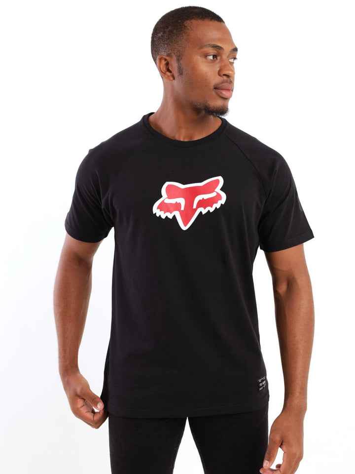 Men's Race Kit Raglan Tee - Black