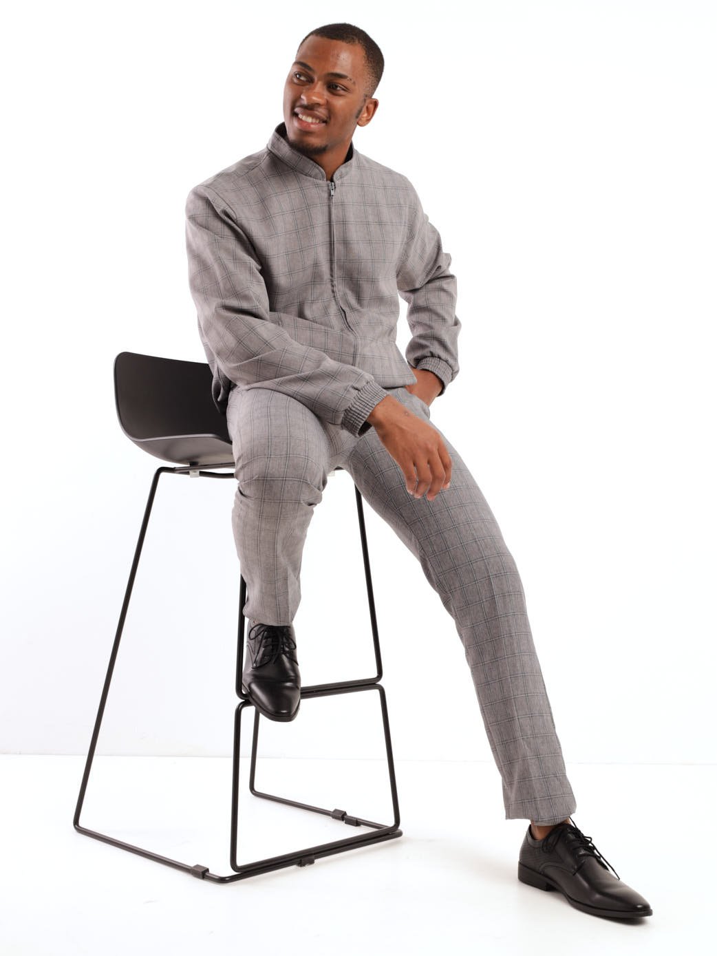 Men's Blouson Jacket - Grey