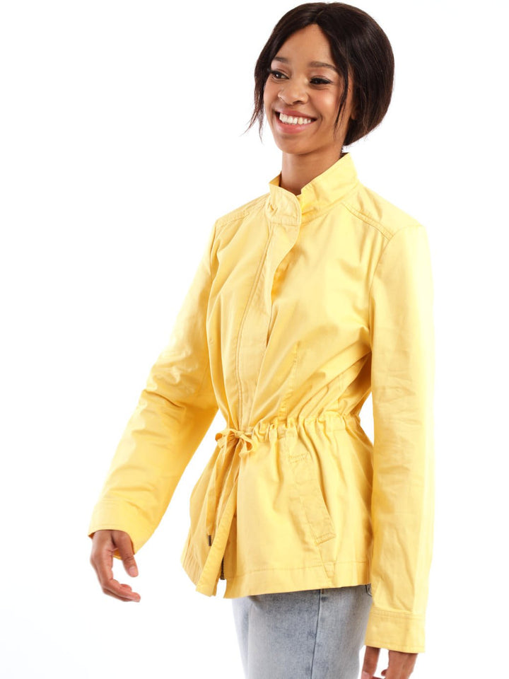 Ladies Long Sleeve Lightweight Parker Jacket - Yellow