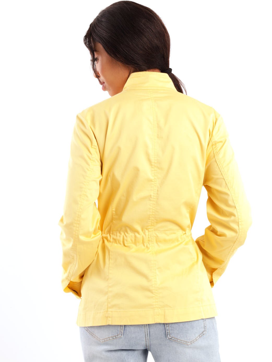 Ladies Long Sleeve Lightweight Parker Jacket - Yellow