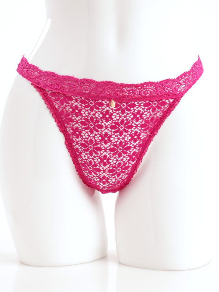 Ladies 3 Pack All-Over Lace Thong Panty
