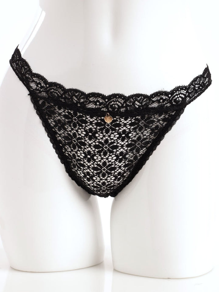 Ladies 3 Pack All-Over Lace Thong Panty