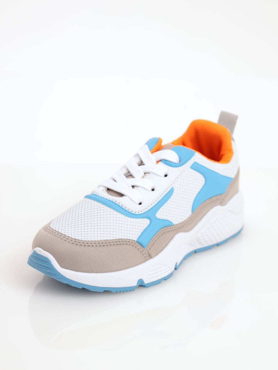 Boys Sneaker - Grey/Orange