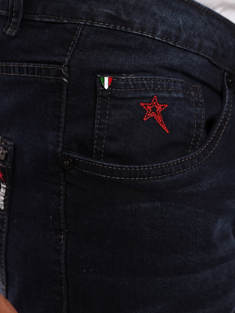 Men's Blue/Black Byron Denim Jean