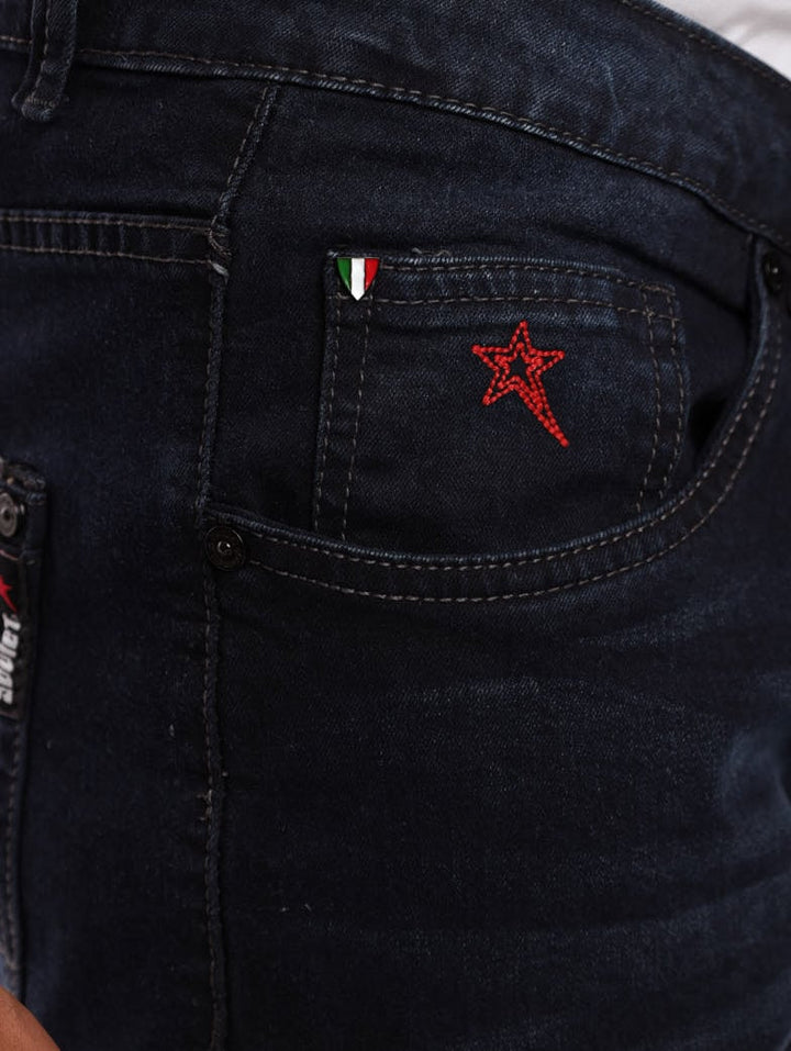 Men's Blue/Black Byron Denim Jean