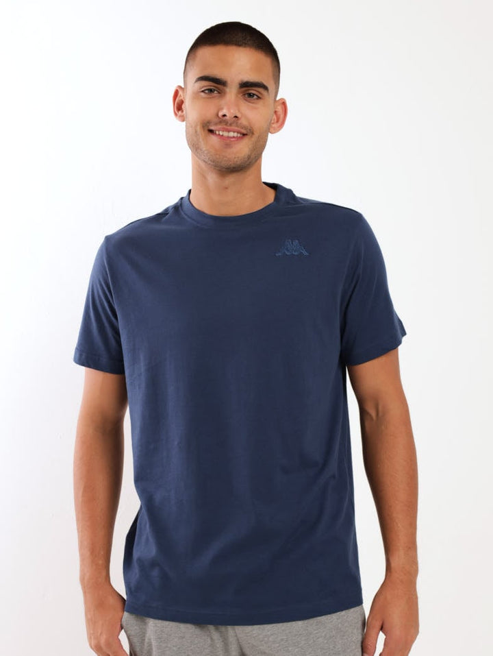 Men's Logo Top - Camel Blue