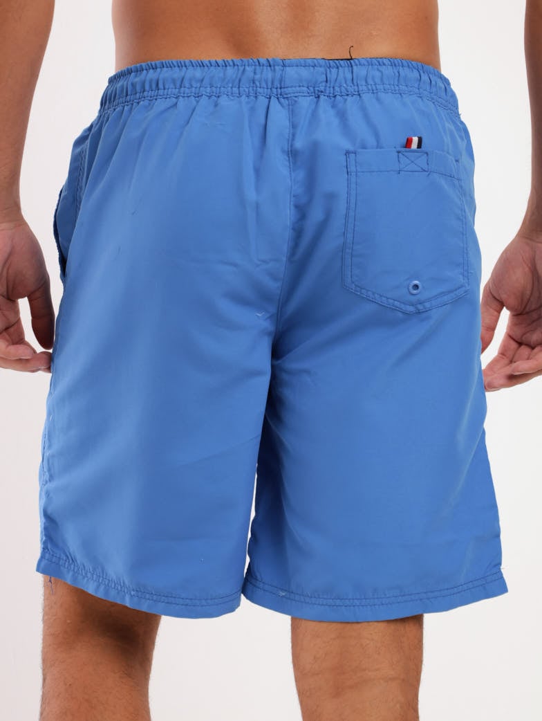 Men's Basic Colour Swim Short - Mid Blue