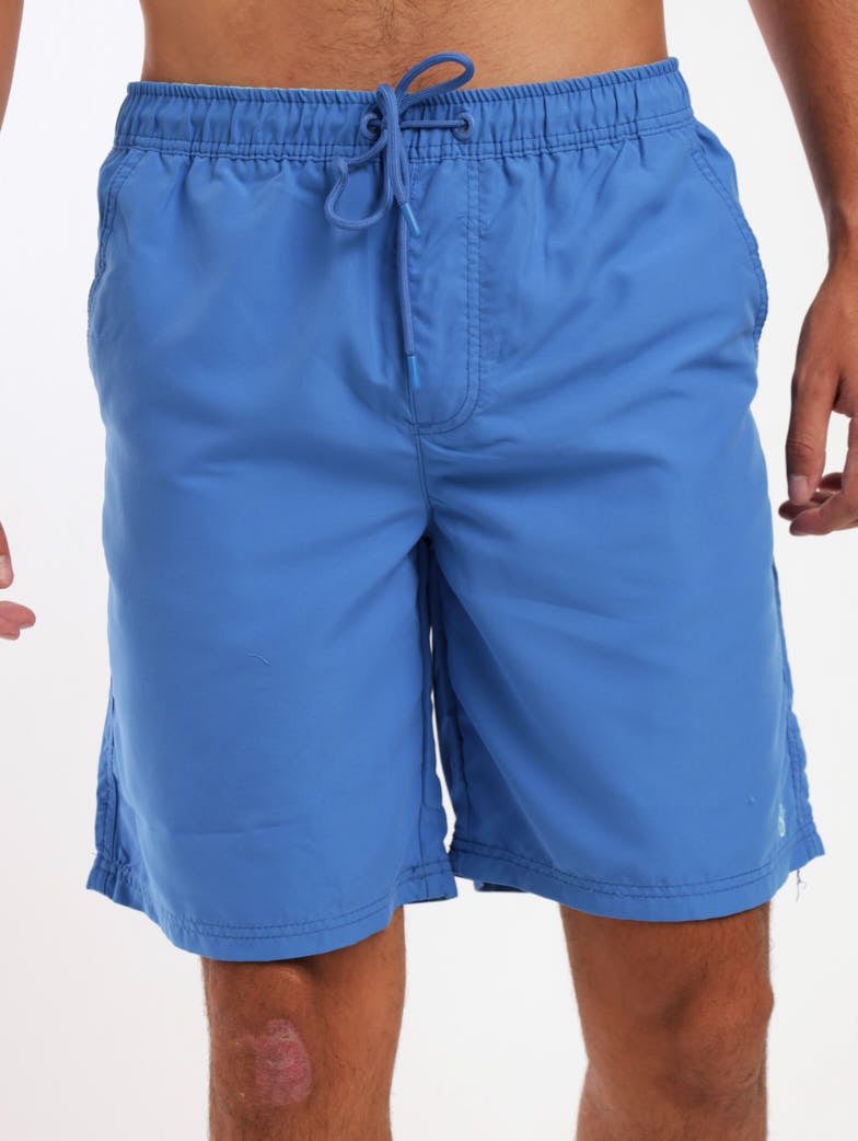 Men's Basic Colour Swim Short - Mid Blue