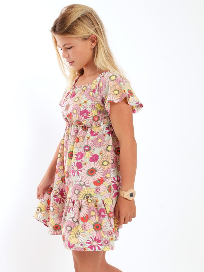 Girls Daisy Floral Dress