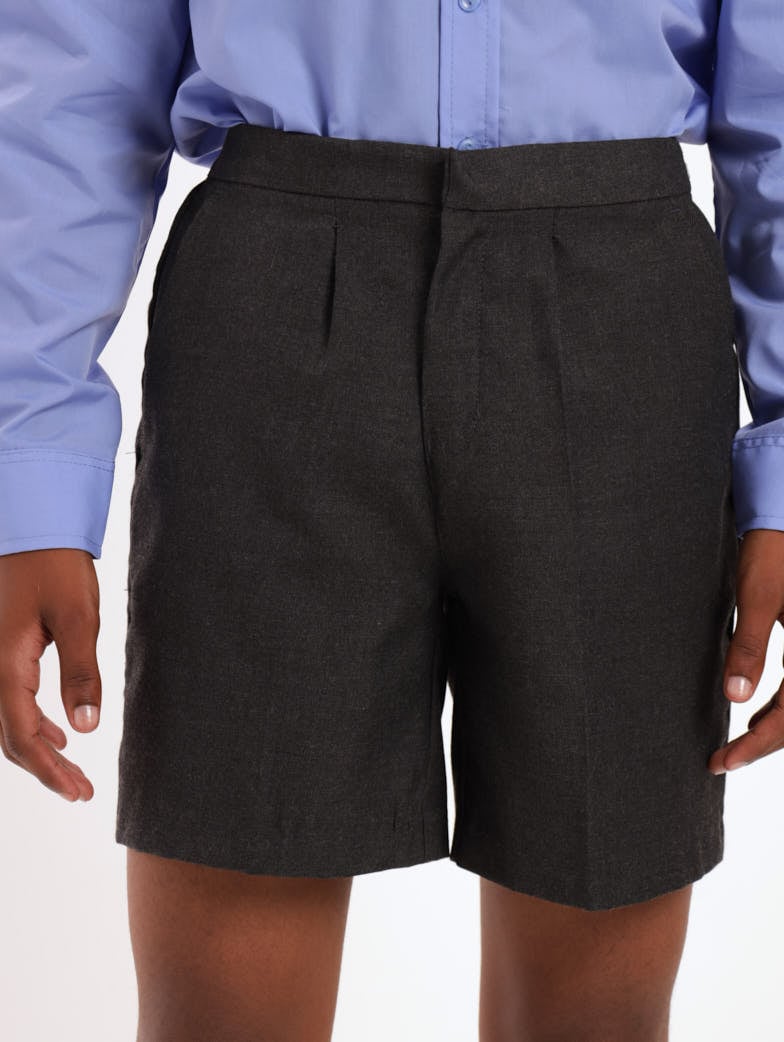 Boys School Short - Grey