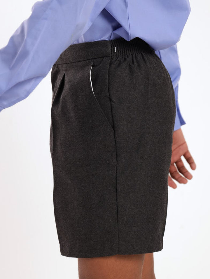 Boys School Short - Grey
