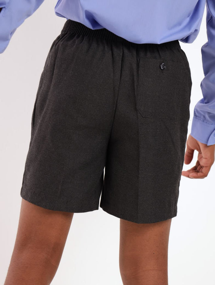 Boys School Short - Grey
