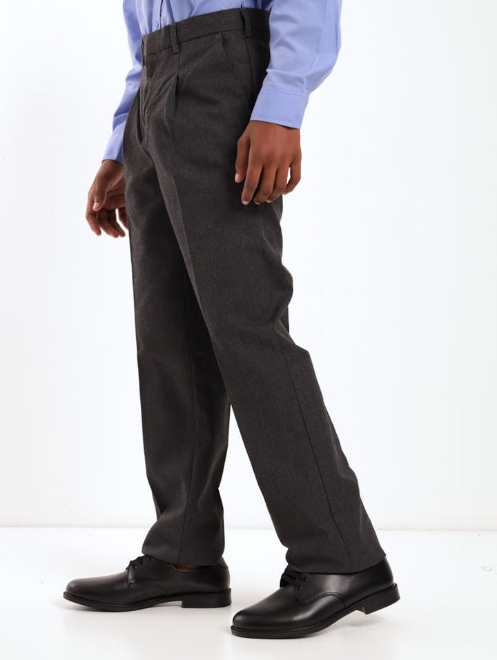Boys 2 Pack School Trouser - Grey