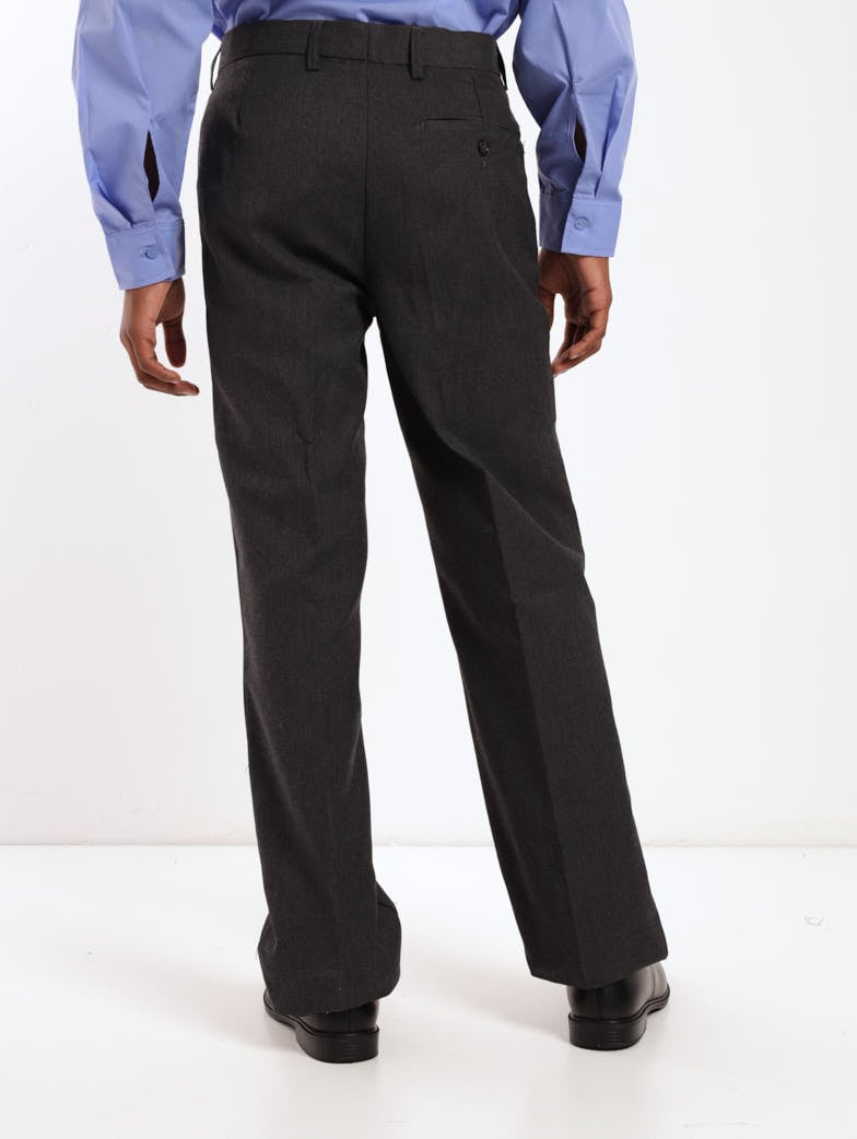 Boys 2 Pack School Trouser - Grey