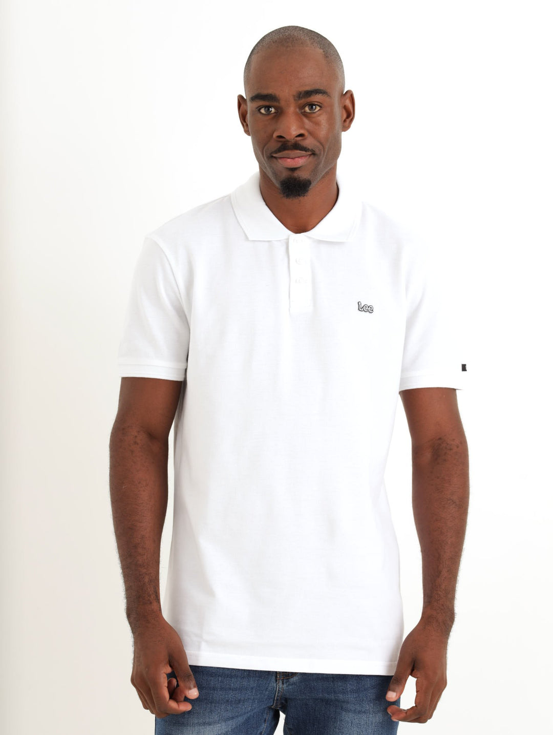 Men's Icarus Logo Golfer - White