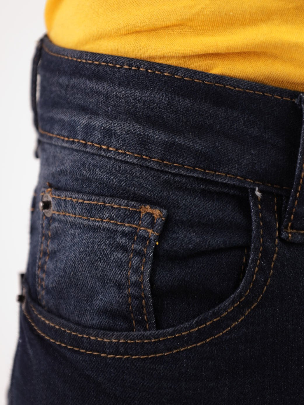 Men's Raw Wash Super Skinny Basic Denim Jean