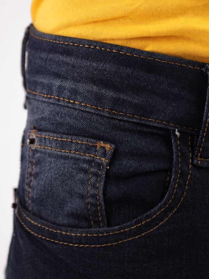 Men's Raw Wash Super Skinny Basic Denim Jean