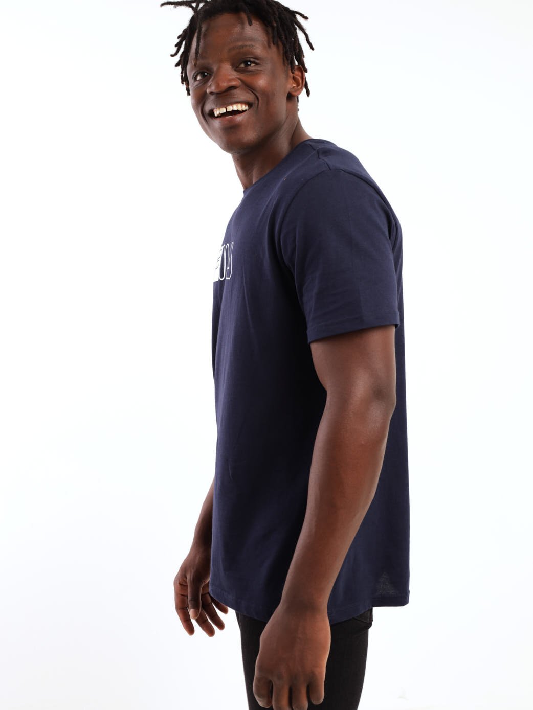 Mens Mono Grant T-Shirt - Peacoat