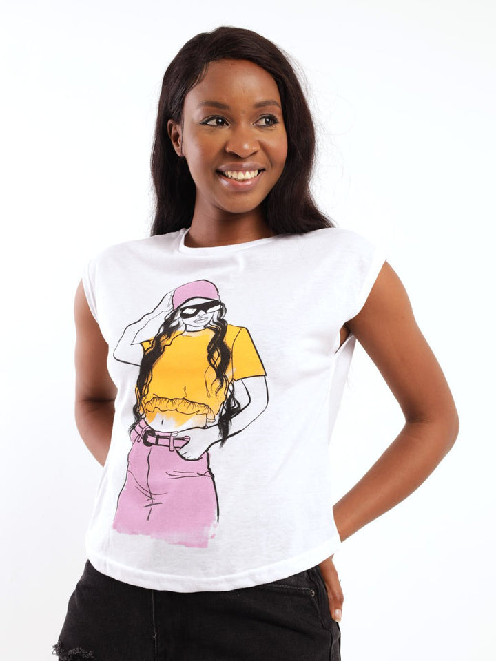 Ladies Lady Icon Sunglasses - White