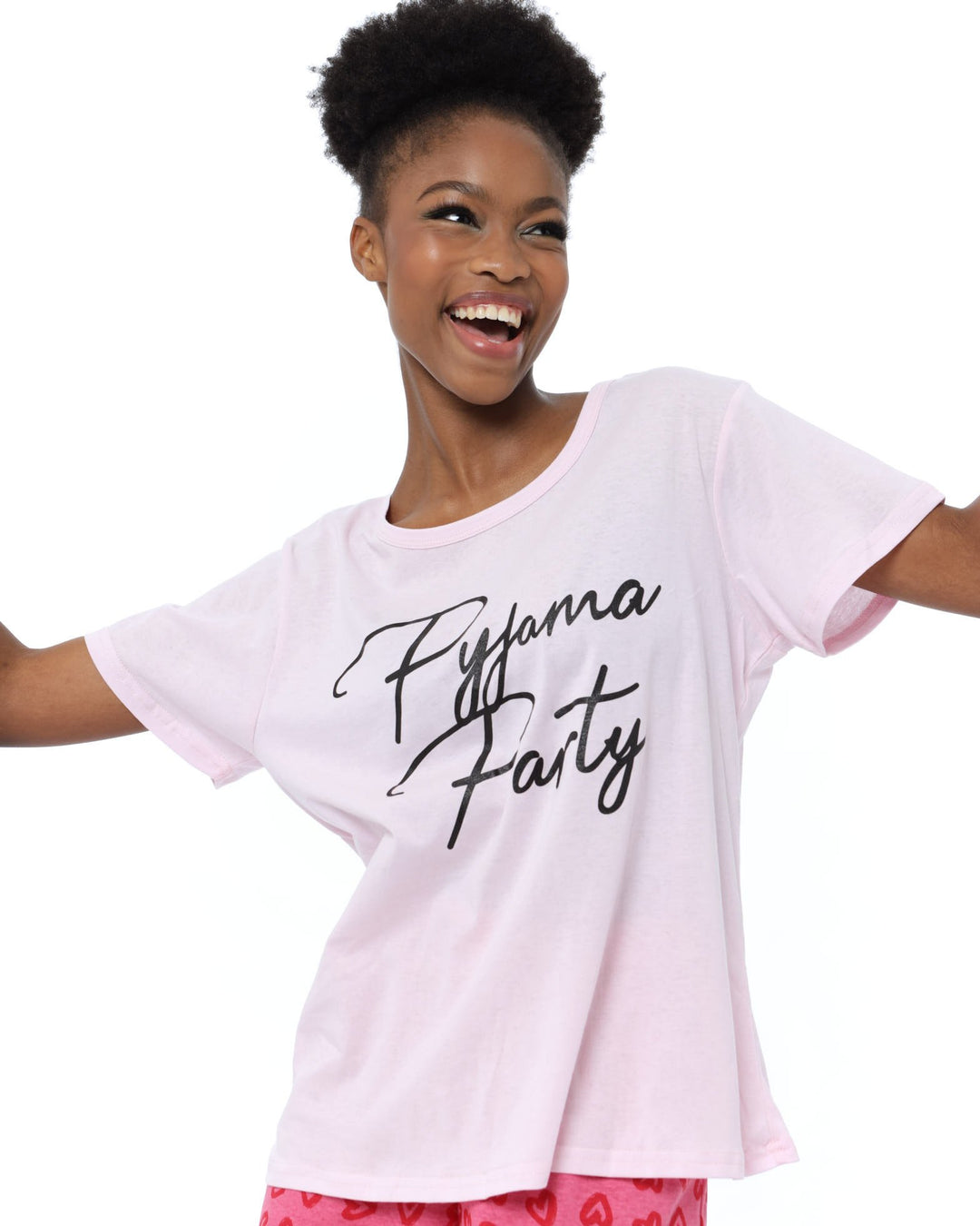 Ladies Pajama Party Top - Pink