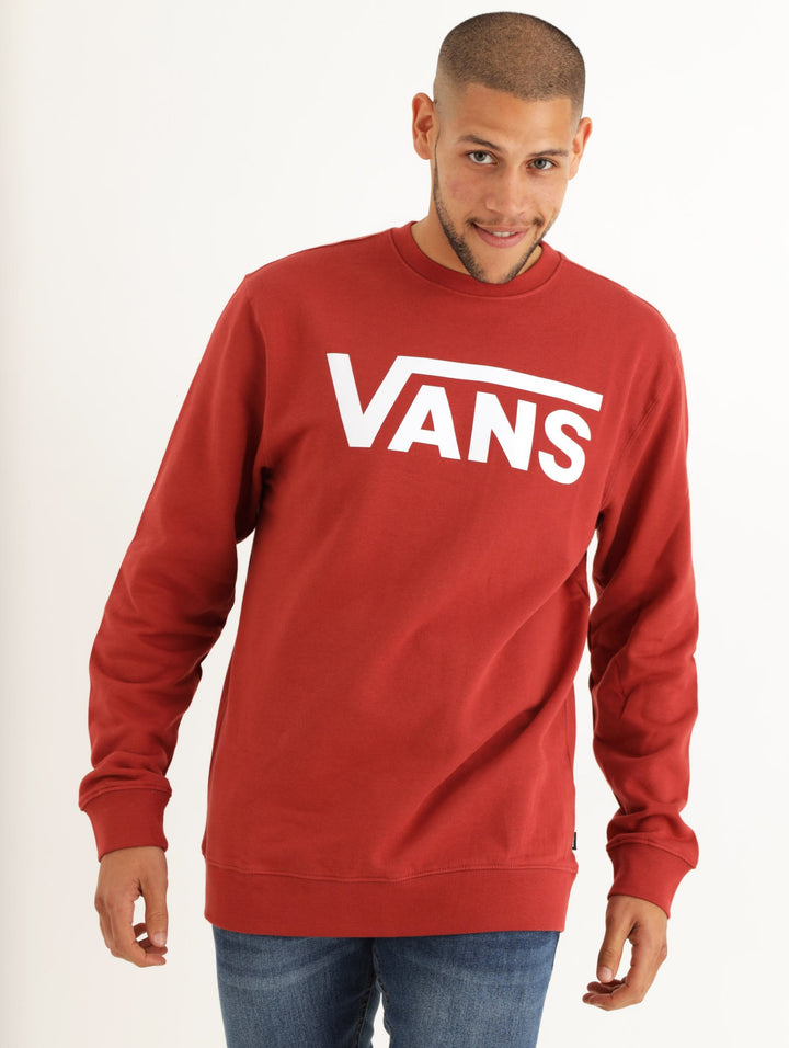 Men's Vans Classic Crew Top - Chilli