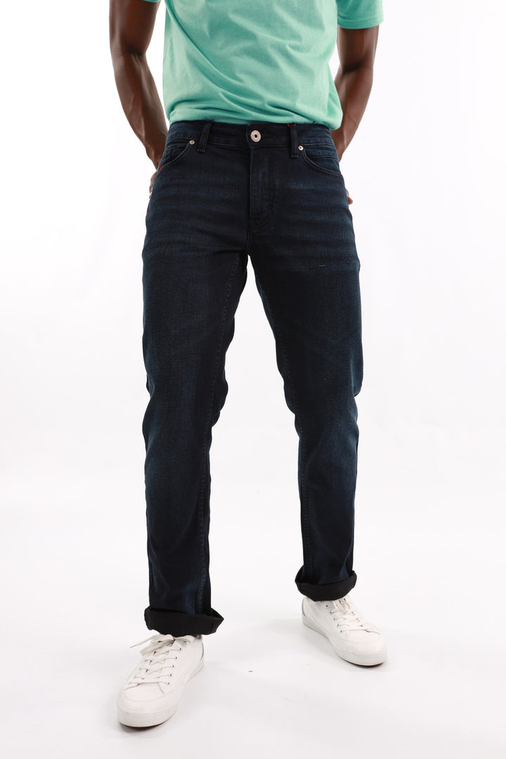 Men's Corolla #12 Blue Black Denim Jean