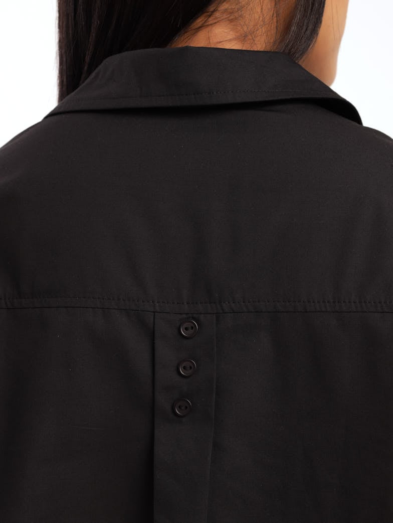 Ladies Oversized Shirt - Black