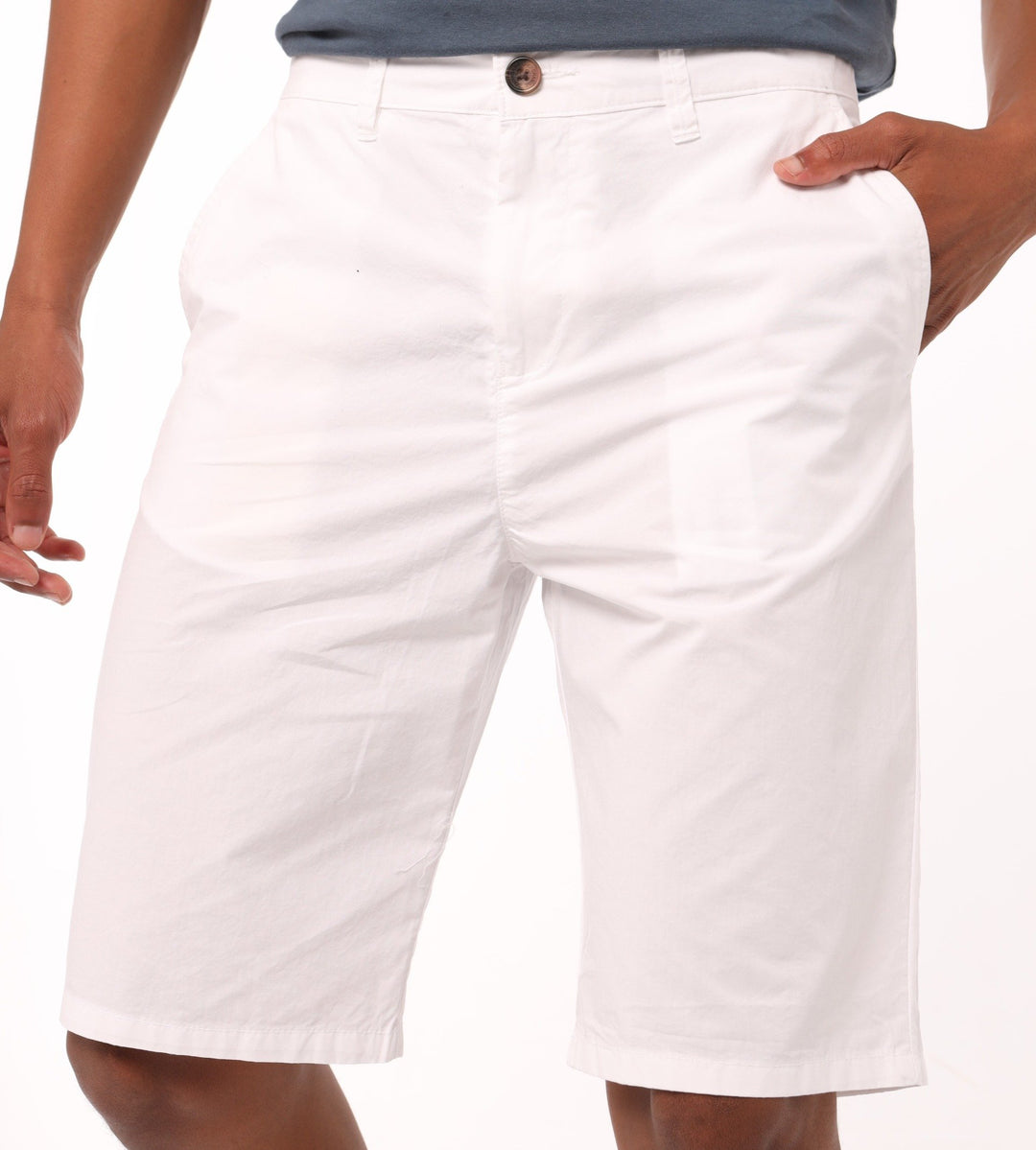 Men's Chino Poplin Short - White