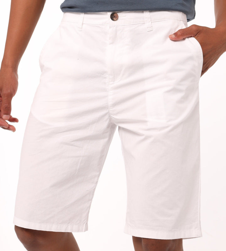 Men's Chino Poplin Short - White