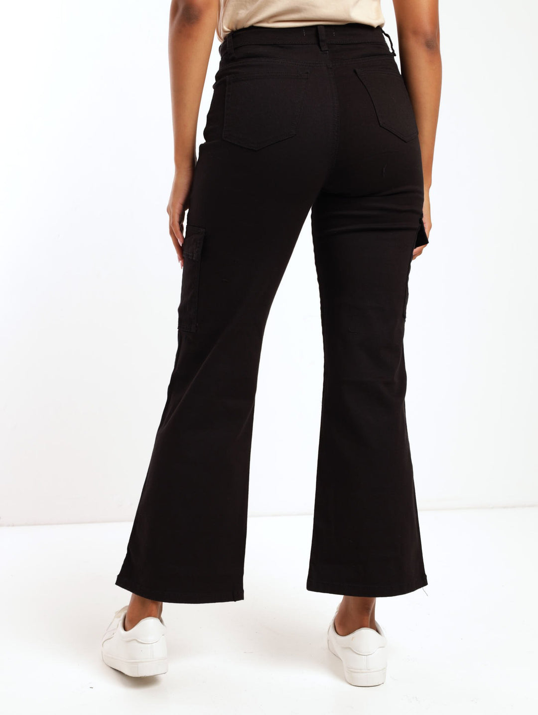 Ladies Cargo Pant - Black