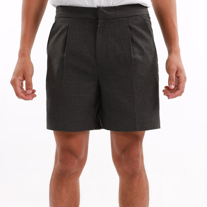Boys School Short - Grey