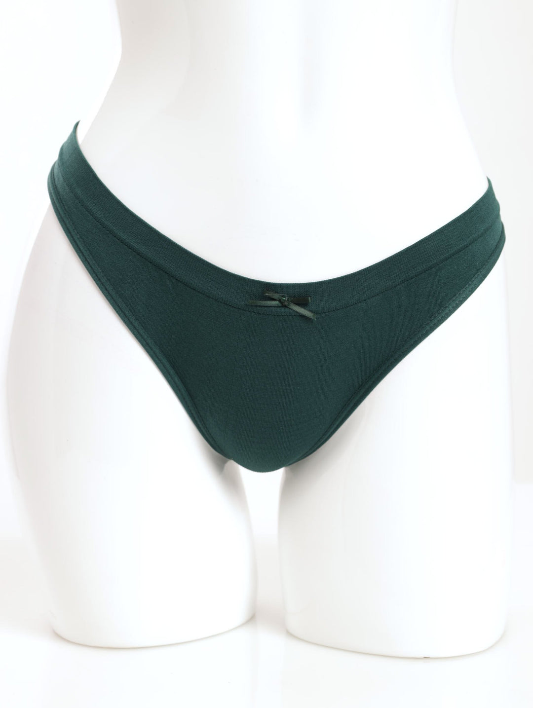 Ladies 3 Pack Seamless G-String Panty - Wine/Teal/Black