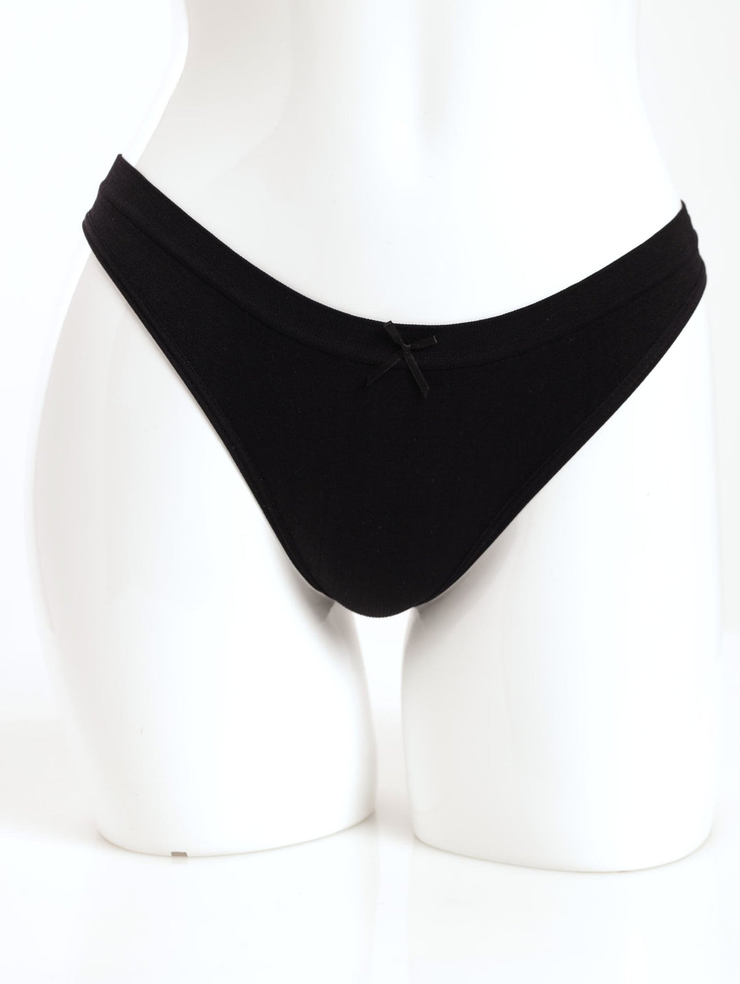 Ladies 3 Pack Seamless G-String Panty - Wine/Teal/Black