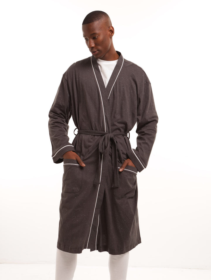 Men's Sleepwear Gown - Grey